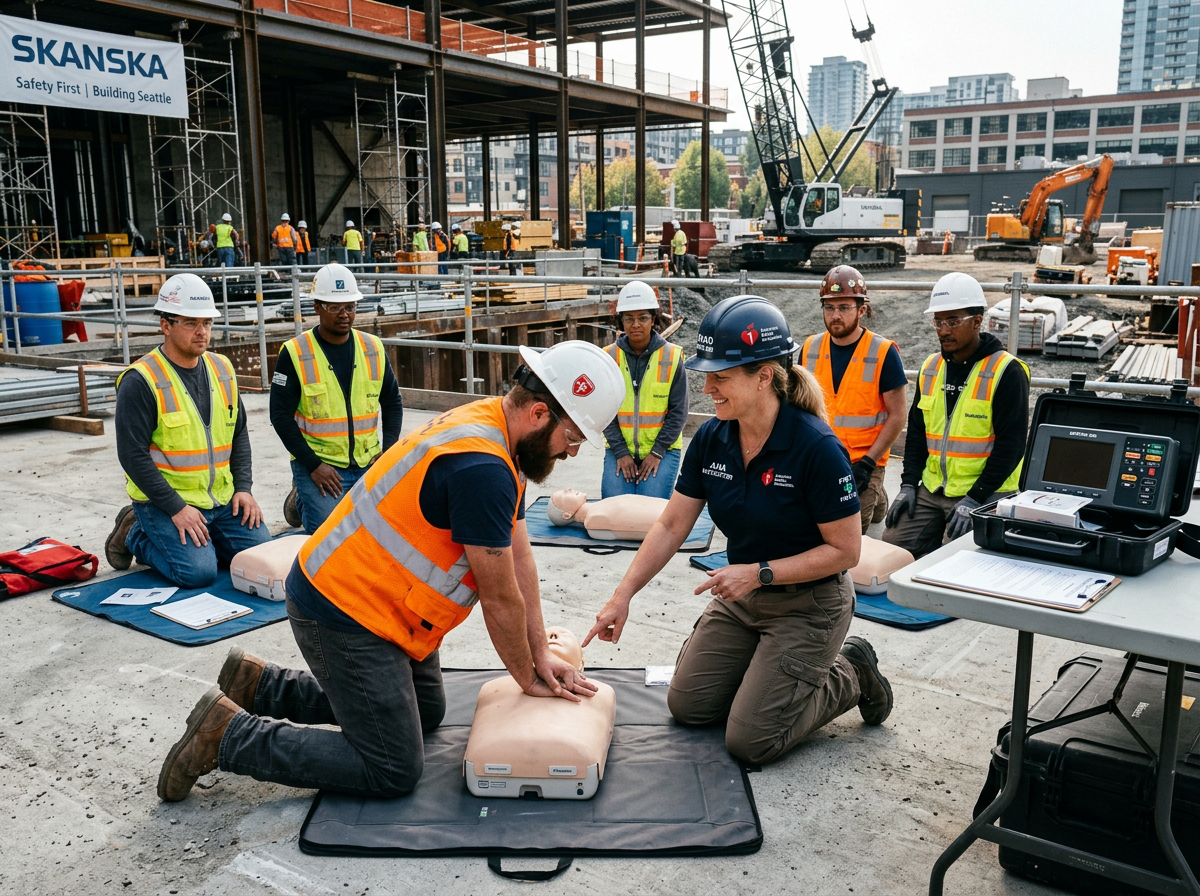 First Aid CPR training